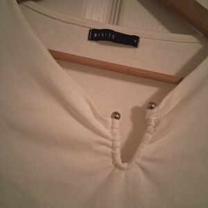 Mohito Uniquely Styled Top With Silver Hardware